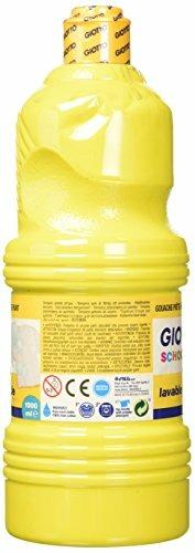 Tempera pronta Giotto School Paint. Flacone 1000 ml. Giallo primario -  Giotto - Cartoleria e scuola