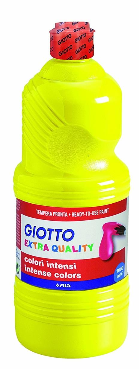 Tempera pronta Giotto qualità extra. Assortimento 6 flaconi da 1000 ml - 6