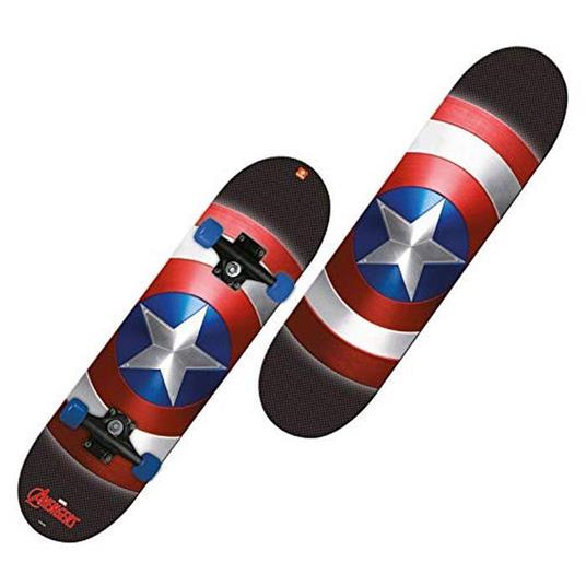 Mondo Toys Skateboard Capitan America ruote PVC 9 strati board 80 x 20  28099 - Mondo - Idee regalo | IBS