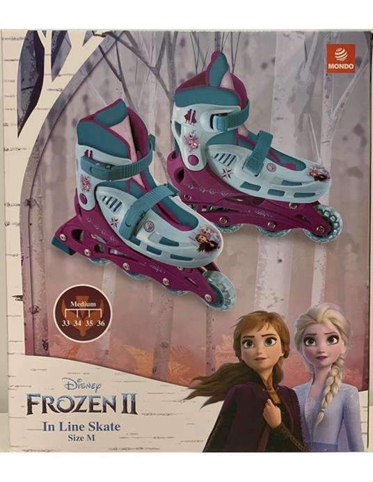 Frozen 2. Pattini in linea taglia 33-36 - 2