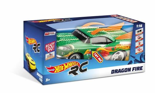 Hot Wheels. Dragon Con Radiocomando Luci E Suoni