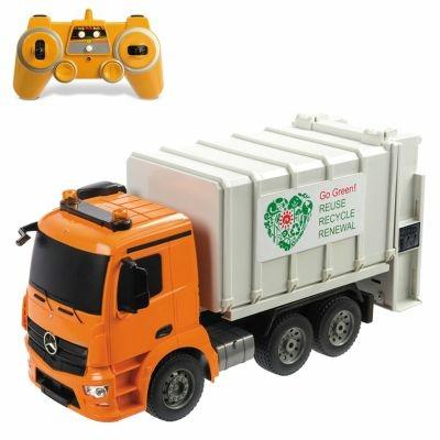 Mercedes Camion 1:20 Spazzatura Con Radiocomando E Batterie Ricaricabili - 2