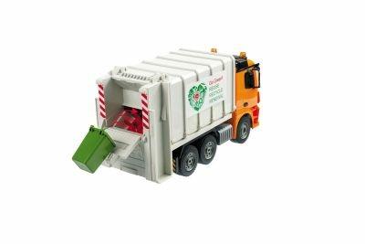 Mercedes Camion 1:20 Spazzatura Con Radiocomando E Batterie Ricaricabili - 7