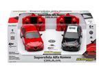 Re.El Toys 2175. Supersfida Alfa Romeo Giulia Quadrifoglio. 2 Macchine 19 Cm Radiocomandate