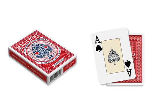 Carte Poker Magic Byke - Mazzo Rosso Jumbo Index