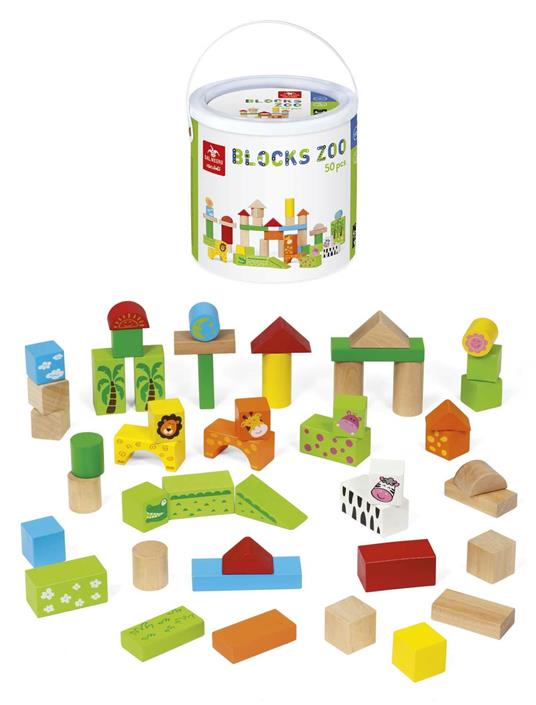 Blocks Zoo 50 Pz.