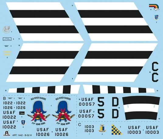 B-52h Stratofortress Scala 1/72 (IT1442) - 4