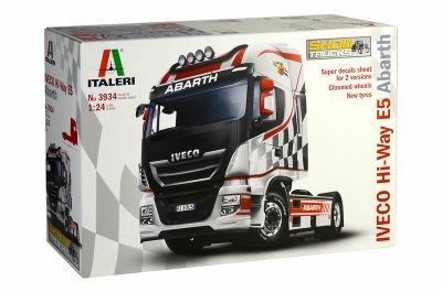 Iveco Es Hi-Way Abarth Truck Plastic Kit 1:24 Model It3934 - 3