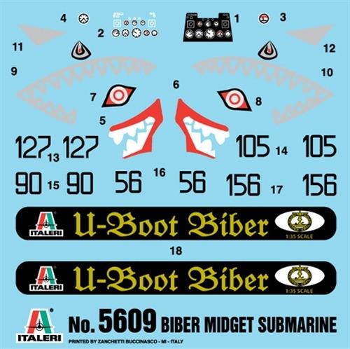 Nave Biber Midget Submarine (5609S) - 6