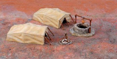 Italeri IT6148 Wwii Desert Well And Tents Scala 1:72 - 5