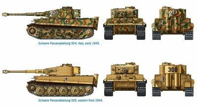 Italeri It7505 Carro Armato Pz.Kpfw.Vi Tiger I Fast Assembly (2 Pcs) Model Kit Scala 1:72 - 5