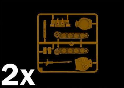 Italeri It7505 Carro Armato Pz.Kpfw.Vi Tiger I Fast Assembly (2 Pcs) Model Kit Scala 1:72 - 8