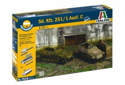 Italeri Sd.Kfz. 251/1 Ausf. C 1:72 Kit di montaggio Veicolo da combattimento blindato - 3