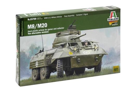 Italeri M8/M20 1:56 Kit di montaggio Cisterna