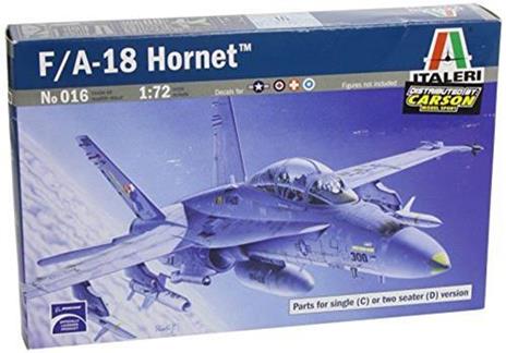 Modellino Italeri It0016 Aereo F/A 18 C/D Kit 1:72 - 2