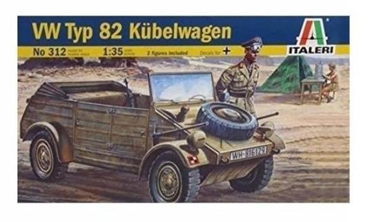 Italeri VW Typ 82 Kubelwagen 1:35 Kit di montaggio Veicolo corazzato leggero