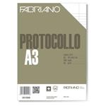 Fogli protocollo Fabriano bianco 60 g/m² 29,7x42 cm rigato a 31 con 2 margini conf 200 fogli - 02210560