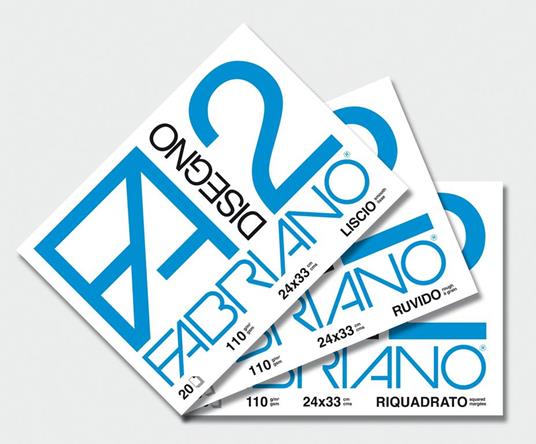 Album da disegno Fabriano FA2 12 fogli, Liscio - 33x48 cm - Fabriano -  Cartoleria e scuola | IBS