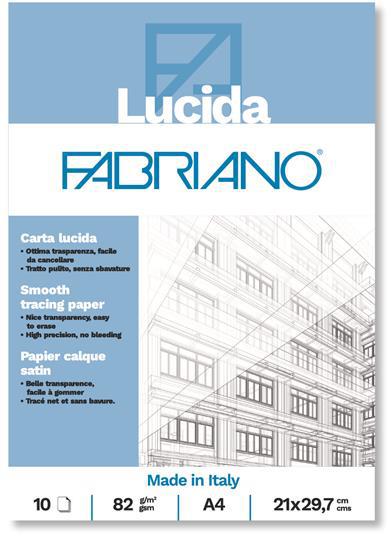 Blocco Carta Lucida Fabriano A4 82 Gr 10 Fogli