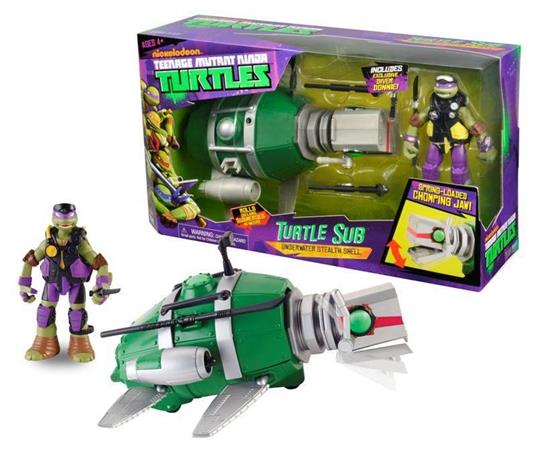 Tmnt Veicolo Deluxe con Personaggio