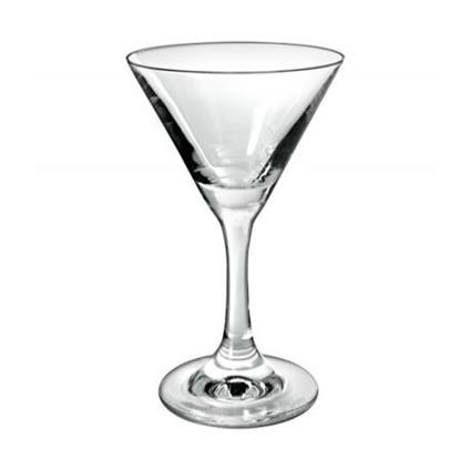 Calice Coppa Vetro Martini 250 Cl " Doppia Coppa " Borgonovo Set 6 Pz