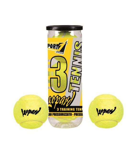 Tubo 3 Palle Tennis Leopard Gialle - 4