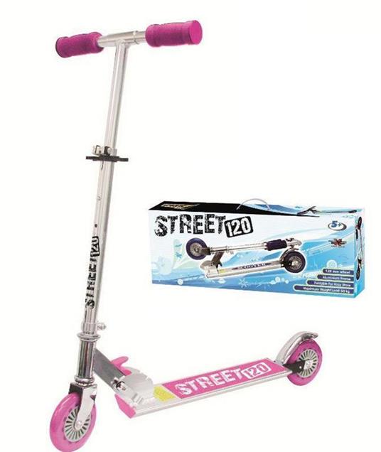 Onopattino Street 120. Colore Rosa - Sport One - Biciclette e monopattini -  Giocattoli