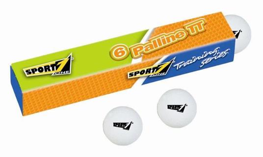 Sport1: Ping Pong Scatola 6 Palline Training Bianche 40 Mm - 2