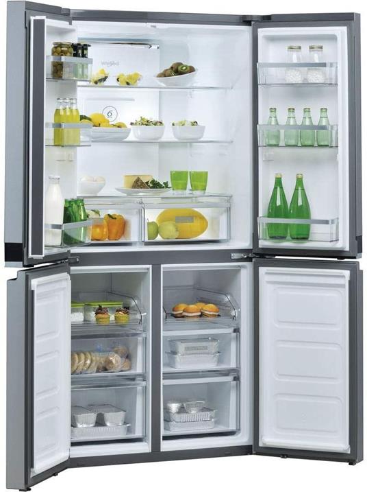 Whirlpool WQ9 B2L frigorifero side-by-side Libera installazione 591 L A++  Acciaio inossidabile - Whirlpool - Casa e Cucina | IBS
