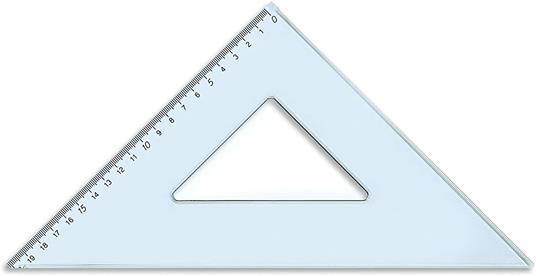 Squadra 45° cm.30 per Mancini - 2