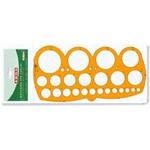 Maschera per cerchi ARDA con smusso mm.1-55/80 polistirolo arancio bordo tirachina - 7126