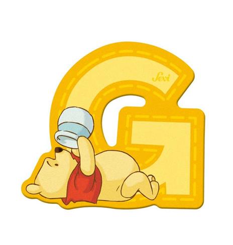 Lettera adesiva G Winnie the Pooh