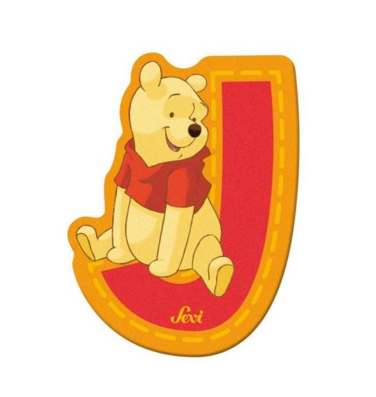 Lettera adesiva J Winnie the Pooh - 2