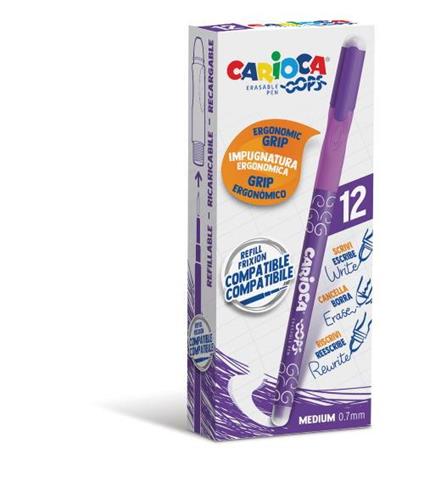 Erasable Pen Oops Scatola 12 Pz. Monocolore Viola