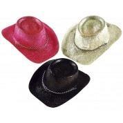 Cappello Cowboy Glitter Colori Ass. - 2