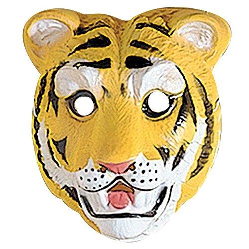 Costume Maschera tigre in plastica