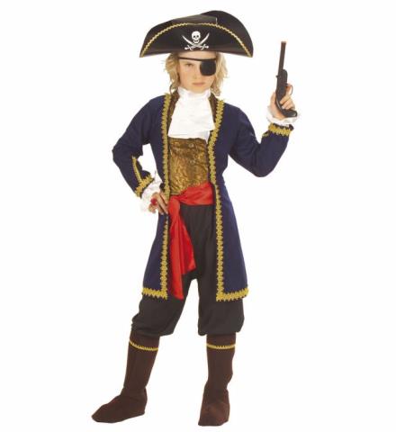 Vestito Pirata Dei 7 Mari 11-13 Anni 158H