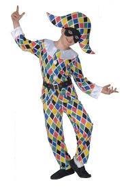 Vestito Arlecchino 5-7 Anni 128H