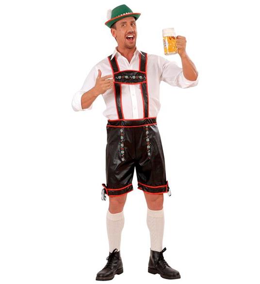 Pantalone Lederhosen Similpelle S 48/50 - 2