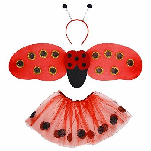 Costume Coccinella set travestimento