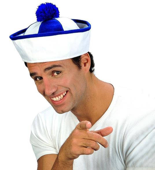 Cappello Marinaio Bianco Blu - Widmann - Idee regalo | IBS