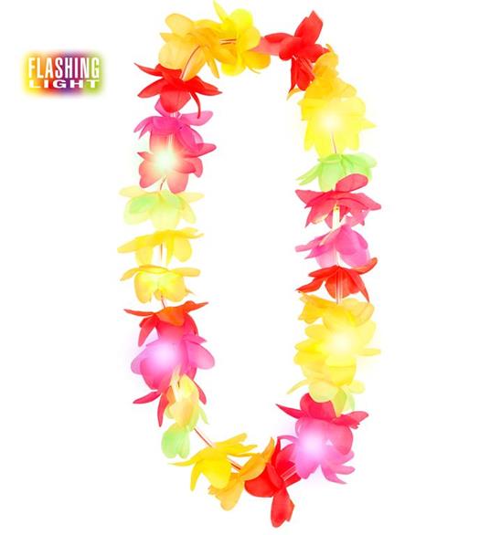 Collane Hawaiane Multicolore Luminose Festa Party Hawaii - 2