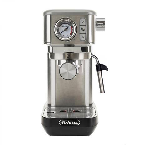 Ariete 1381 Macchina da caffè con manometro, compatibile con caffè in  polvere e cialde ESE, 1300 W, Capacità 1,1 L, 15 bar di pressione, Filtro 1  o 2