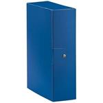 Cartelle portaprogetti Esselte C30 EUROBOX dorso 10 cm presspan biverniciato blu - 390330050 (Conf.5)