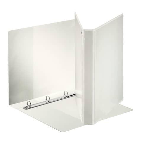 Raccoglitore personalizzabile Esselte Display Maxi 4 anelli tondi 26x32 cm bianco dorso 3,9 cm bianco - 394752000