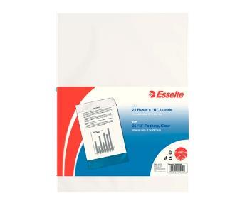 Esselte 395901000 busta A4 (210 x 297 mm) Polipropilene (PP) Trasparente