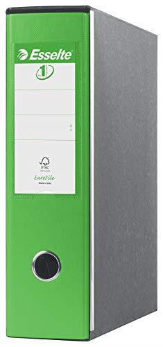 ESSELTE G53 EUROFILE Registratore f.to commerciale dorso 8 cm Verde VIVIDA 390753940