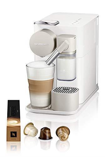 De Longhi EN510.W Macchina del Caffè Espresso Capsule Nespresso Bianco  Lattissima One