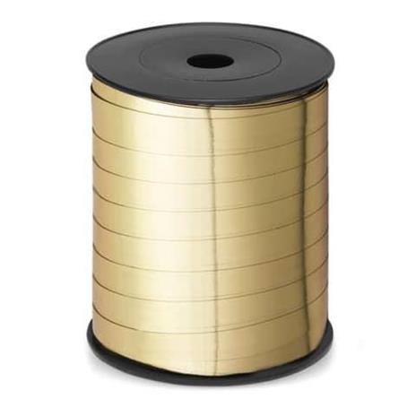 Nastro da regalo in rocchetto Brizzolari 10 mm x 250 mt oro opaco conf. 4 pezzi - B.3