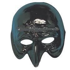 Maschera Pantalone Classico Nero In Plastica - 2